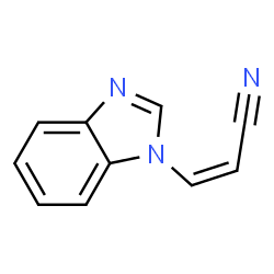 2-Propenenitrile,3-(1H-benzimidazol-1-yl)-,(Z)-(9CI)结构式