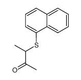 1-[(2'-oxobut-3'-yl)thio]naphthalene结构式