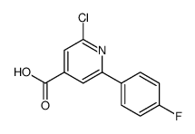 4-Pyridinecarboxylic acid, 2-chloro-6-(4-fluorophenyl) Structure