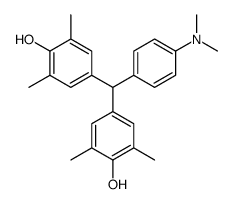 4-[[4-(dimethylamino)phenyl]-(4-hydroxy-3,5-dimethylphenyl)methyl]-2,6-dimethylphenol结构式