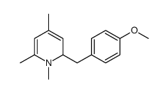 2-[(4-methoxyphenyl)methyl]-1,4,6-trimethyl-2H-pyridine Structure