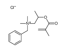 benzyldimethyl[methyl-2-[(2-methyl-1-oxoallyl)oxy]ethyl]ammonium chloride structure