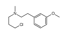 N-(3-chloropropyl)-3-methoxy-N-methylphenethylamine结构式