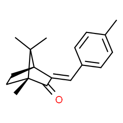 4-METHYLBENZYLIDENECAMPHOR结构式