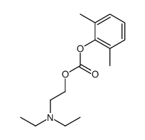 2-(diethylamino)ethyl (2,6-dimethylphenyl) carbonate Structure