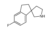 6-fluorospiro[1,2-dihydroindene-3,3'-pyrrolidine] Structure
