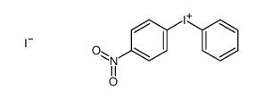 (4-nitrophenyl)-phenyliodanium,iodide Structure