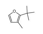 2-tert-butyl-3-methylfuran Structure