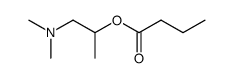 1-(dimethylamino)-2-propanyl butyrate结构式