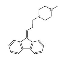 1-(3-fluoren-9-ylidene-propyl)-4-methyl-piperazine Structure