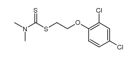 dimethyl-dithiocarbamic acid-[2-(2,4-dichloro-phenoxy)-ethyl ester] Structure