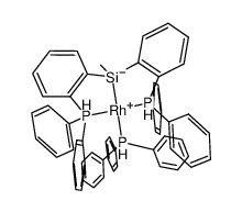 [(κ3-(2-Ph2PC6H4)2SiMe)Rh(PPh3)] Structure