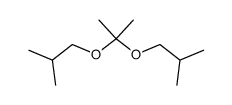 2,2-diisobutoxy-propane Structure