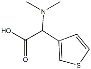 2-(diMethylaMino)-2-(thiophen-3-yl)acetic acid结构式