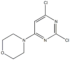 4-(2,6-dichloropyrimidin-4-yl)morpholine Structure