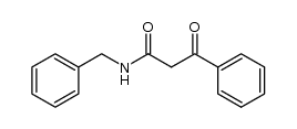 3-oxo-3-phenyl-N-(benzyl)propanamide Structure