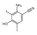 2-amino-4-hydroxy-3,5-diiodobenzonitrile结构式