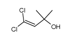 4,4-dichloro-2-methyl-but-3-en-2-ol结构式