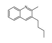 3-(n-butyl)-2-methylquinoline结构式