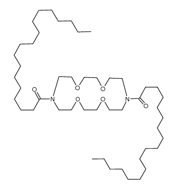 N,N'-distearoyl-4,13-diaza-18-crown-6 Structure