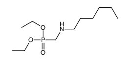 N-(diethoxyphosphorylmethyl)hexan-1-amine结构式