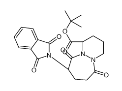TERT-BUTYL (1S,9S)-6,10-DIOXO-9-PHTHALIMIDOOCTAHYDROPYRIDAZO[1,2-A][1,2]DIAZEPINE-1-CARBOXYLATE Structure