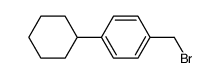 BENZENE, 1-(BROMOMETHYL)-4-CYCLOHEXYL- structure