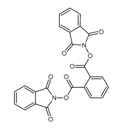 O,O'-(1,2-phenylenedicarbonyl)-bis-N-hydroxyphtalimide结构式