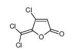 4-chloro-5-(dichloromethylidene)furan-2-one结构式