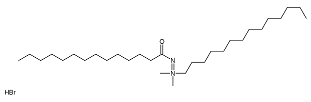 dimethyl-(tetradecanoylamino)-tetradecylazanium,bromide Structure