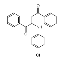 2-(4-chloroanilino)-1,4-diphenylbut-2-ene-1,4-dione Structure