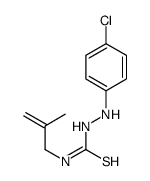 1-(4-chloroanilino)-3-(2-methylprop-2-enyl)thiourea结构式