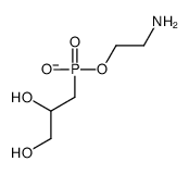 2-aminoethoxy(2,3-dihydroxypropyl)phosphinate结构式