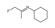 fluoroacetone cyclohexylimine Structure