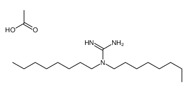 acetic acid,1,1-dioctylguanidine Structure