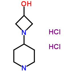 1-piperidin-4-ylazetidin-3-ol Structure