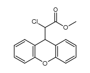 methyl chloro(9-xanthenyl)acetate结构式