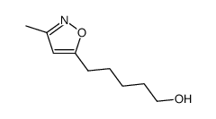 5-Isoxazolepentanol,3-methyl-(9CI) structure