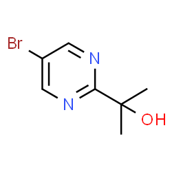 2-(5-bromopyrimidin-2-yl)propan-2-ol structure