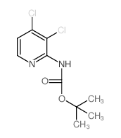 tert-Butyl 3,4-dichloropyridin-2-ylcarbamate structure