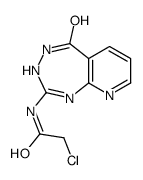 2-chloro-N-(5-oxo-3,4-dihydropyrido[2,3-e][1,2,4]triazepin-2-yl)acetamide Structure