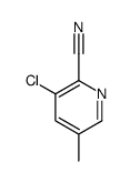 3-chloro-5-methylpyridine-2-carbonitrile结构式