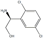 (S)-2-氨基-2-(2,5-二氯苯基)乙-1-醇结构式