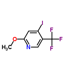 4-Iodo-2-methoxy-5-(trifluoromethyl)pyridine Structure