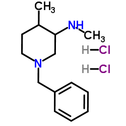 benzyl-N,4-dimethylpiperidin-3-amine dihydrochloride(dr>98/2) structure