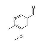 3-Pyridinecarboxaldehyde, 5-methoxy-6-methyl- (9CI) Structure