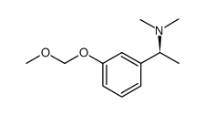 (S)-(1-(3-methoxymethoxy)phenyl)-N,N-dimethylethanamine Structure