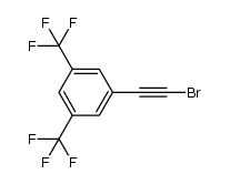 1-(bromoethynyl)-3,5-bis(trifluoromethyl)benzene Structure