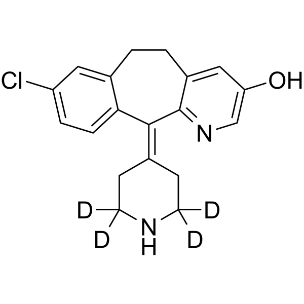 3-Hydroxy desloratadine-d4图片