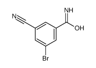 3-bromo-5-cyanobenzamide Structure
